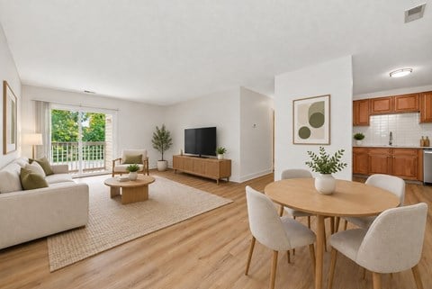Floor plan for 3 beds, 1.5 baths, 1100 sqft